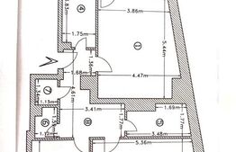 Apartament 3 camere,80 mp, central