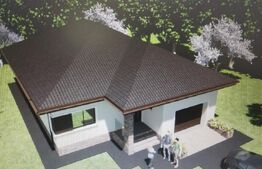 Vilă plan parter 120mp utili/600mp teren, zona Priseaca