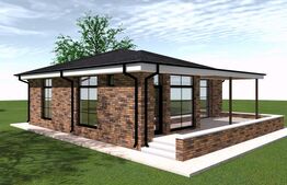  OFERTĂ Casă pe structura metalica 3 camere  144 mp utili, teren 900mp, Razvad