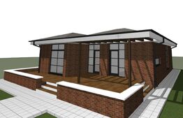  OFERTĂ Casă pe structura metalica 3 camere  144 mp utili, teren 900mp, Razvad