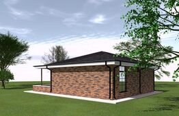  OFERTĂ Casă pe structura metalica 3 camere  144 mp utili, teren 900mp, Razvad