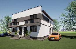 Duplex , 3 camere P+M, 300mp teren, zona str Campulung