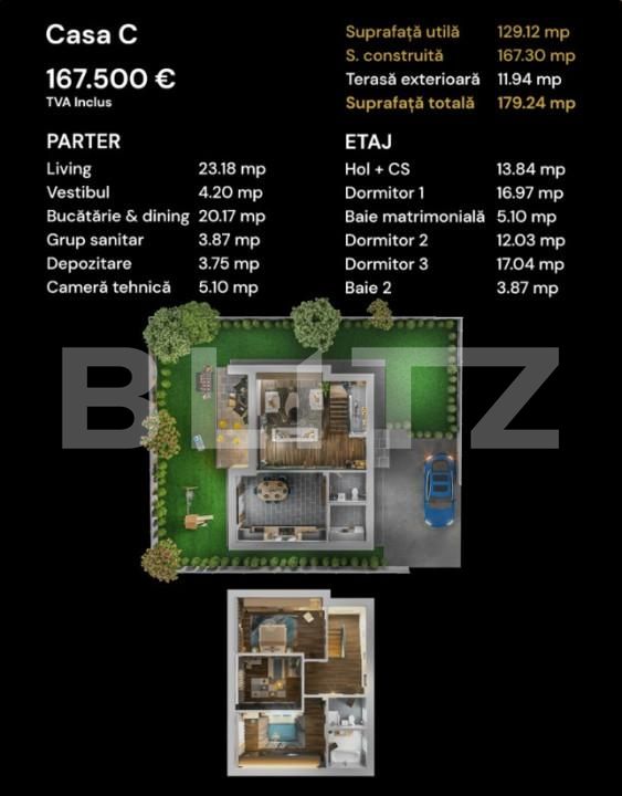 Casa de vânzare 4 camere Exterior Est - 153147CV | BLITZ Târgoviște | Poza2