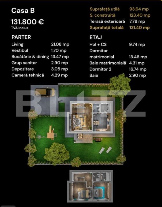 Casa de vânzare 3 camere Exterior Est - 153148CV | BLITZ Târgoviște | Poza6