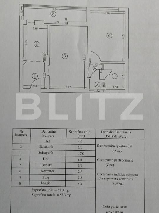 Apartament de vânzare 2 camere Micro 6 - 160510AV | BLITZ Târgoviște | Poza15