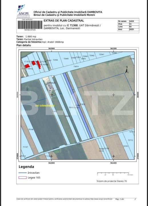 Teren de vânzare Exterior Vest - 166028TV | BLITZ Târgoviște | Poza4