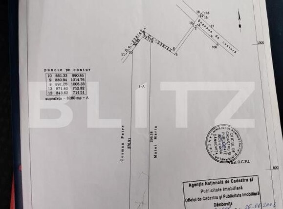 Teren de vânzare Centura - 168726TV | BLITZ Târgoviște | Poza1