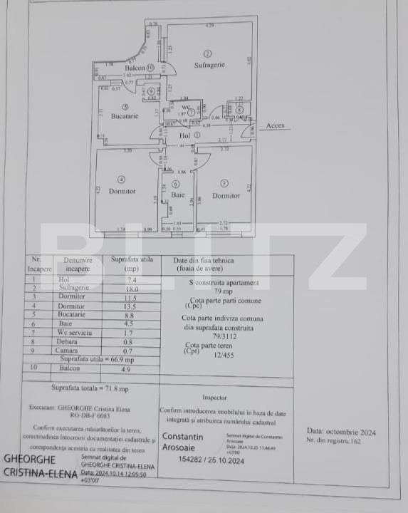 Apartament de vânzare 3 camere Micro 6 - 169690AV | BLITZ Târgoviște | Poza1