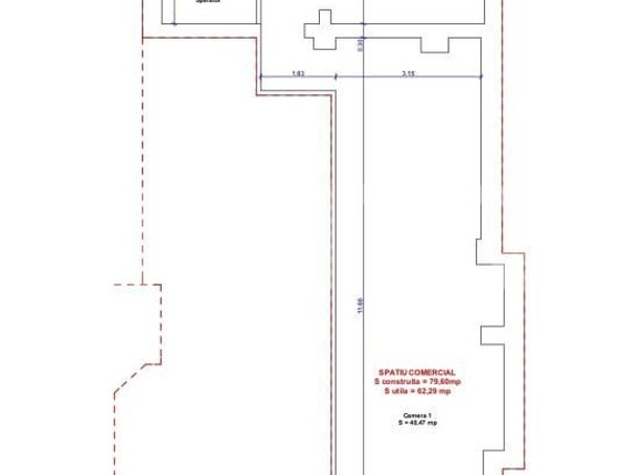 Spațiu comercial de închiriat Central - 178871SIC | BLITZ Târgoviște | Poza1