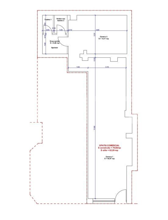 Spațiu comercial de închiriat Central - 178871SIC | BLITZ Târgoviște | Poza1