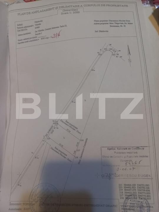 Teren de vânzare Exterior Nord - 179833TV | BLITZ Târgoviște | Poza1