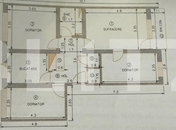 Apartament de vânzare 4 camere Aleea Trandafirilor - 184387AV | BLITZ Târgoviște | Poza2