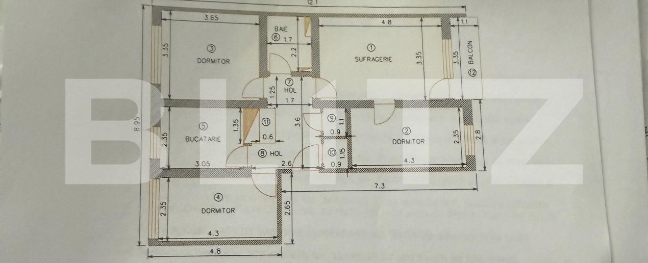Apartament de vânzare 4 camere Aleea Trandafirilor - 184387AV | BLITZ Târgoviște | Poza2
