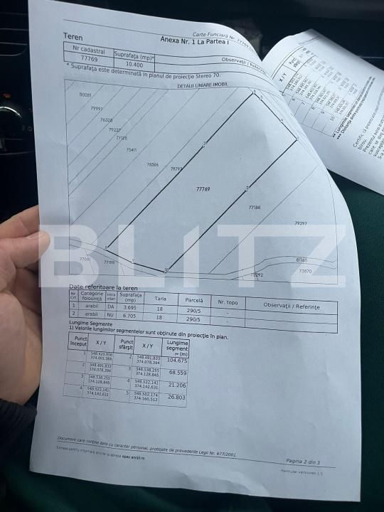 Teren de vânzare Exterior Sud - 188252TV | BLITZ Târgoviște | Poza2