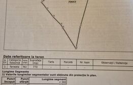 Teren in Glodeni DB- 770 mp - 5,500 E