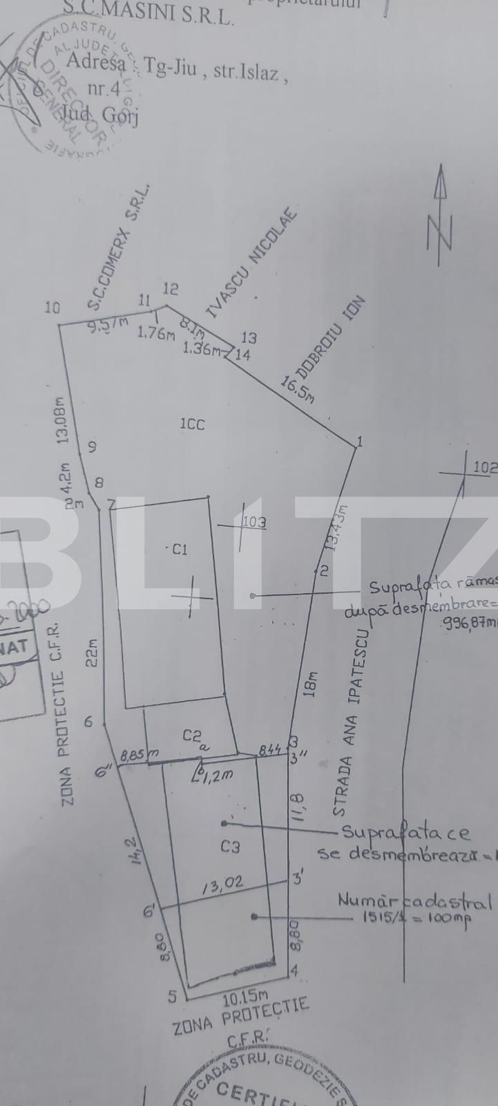 Spațiu industrial de vânzare Periferie - 104815SVI | BLITZ Târgu Jiu | Poza1