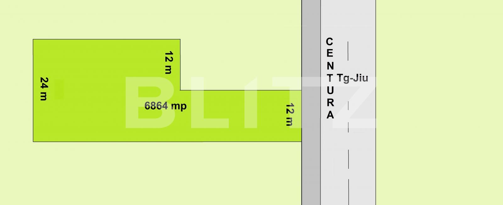 OPORTUNITATE! Iezureni - Centură -Teren extravilan 6864 mp/24/12 