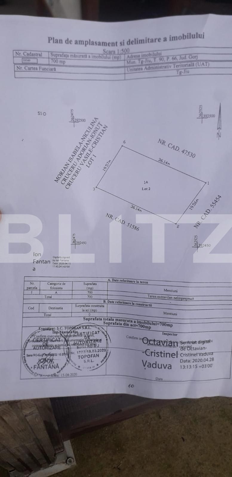 Teren de vânzare Exterior Sud - 131624TV | BLITZ Târgu Jiu | Poza9