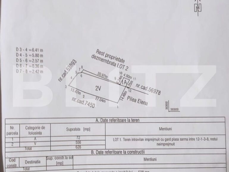 Teren de vânzare Debarcader - 137355TV | BLITZ Târgu Jiu | Poza1