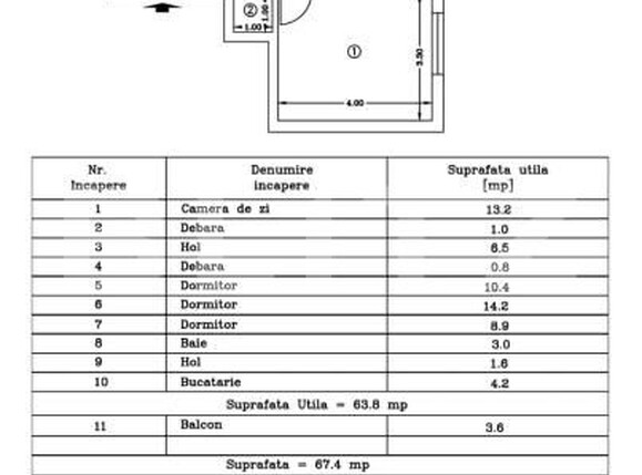 Apartament de vânzare 4 camere 9 Mai - 172045AV | BLITZ Târgu Jiu | Poza1