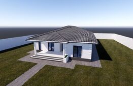 Casa  in constructie 300 mp, teren 5000 mp, zona Ursati 