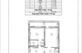 Apartament cu 2 camere, 55 mp, decomandat, Furnica