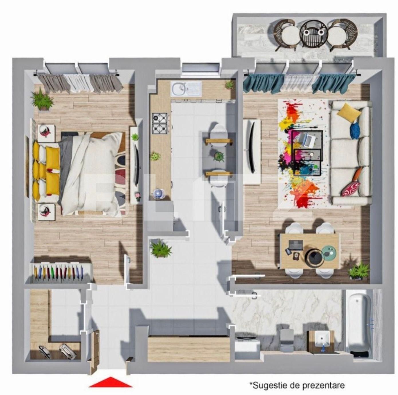 Apartament de vânzare 2 camere Libertatii - 111723AV | BLITZ Târgu Mureș | Poza1