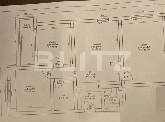 Apartament de vânzare 3 camere Exterior Vest - 119012AV | BLITZ Târgu Mureș | Poza2