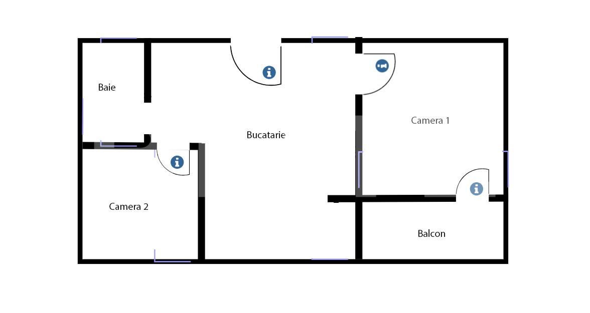 Apartament de închiriat 2 camere Tudor - 120687AI | BLITZ Târgu Mureș | Poza1