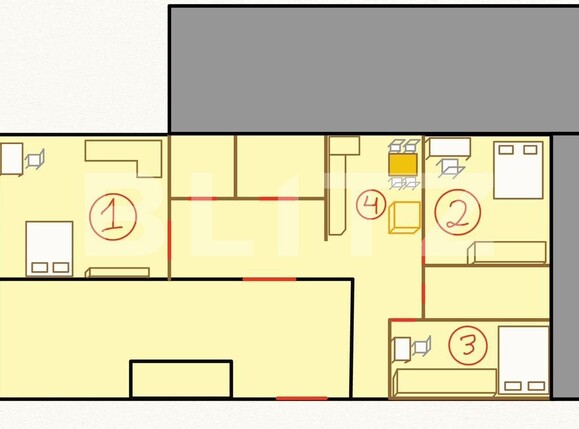 Apartament de închiriat 3 camere 7 Noiembrie - 123361AI | BLITZ Târgu Mureș | Poza16