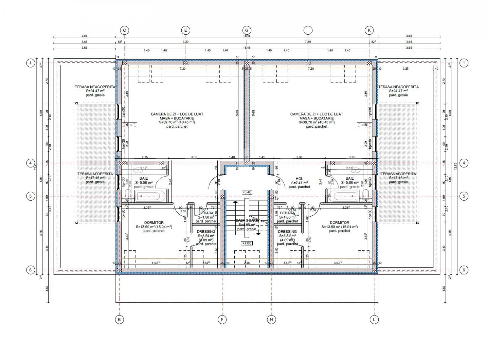 Penthouse cu 3 camere, 109mp, Ama Residence