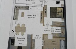 Apartament cu 2 camere, 56.40mp, CONCEPT-9