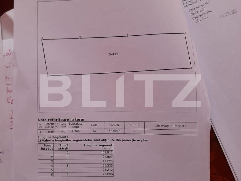 Teren de vânzare Corunca - 137024TV | BLITZ Târgu Mureș | Poza1