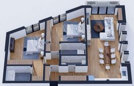 OPORTUNITATE! Apartament de lux cu 3 camere 105mp