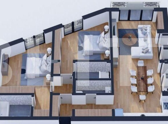 Apartament de vânzare 3 camere Central - 144993AV | BLITZ Târgu Mureș | Poza1