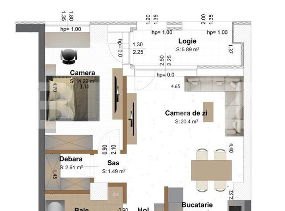 Apartament de vânzare 2 camere Tudor - 145299AV | BLITZ Târgu Mureș | Poza9