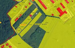 Terenul in Corunca aprope de oras, vedere panoramica, ideal constructie casa