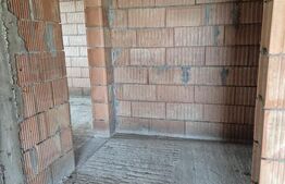 Casa in rosu cu 1500 mp teren 