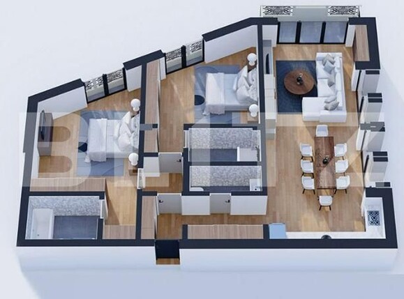 Apartament de vânzare 3 camere Central - 175413AV | BLITZ Târgu Mureș | Poza1