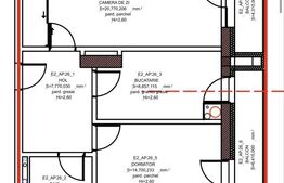 Apartament 2 camere, 57,69 mp utili, zona Tudor, Skyline City