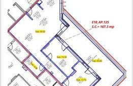 Penthouse 90 mp utili, terasă 40 mp, zona Tudor, Skyline