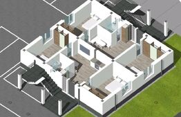 Apartament 2 camere în bloc nou, 57 mp, 2 balcoane și parcare inclusă