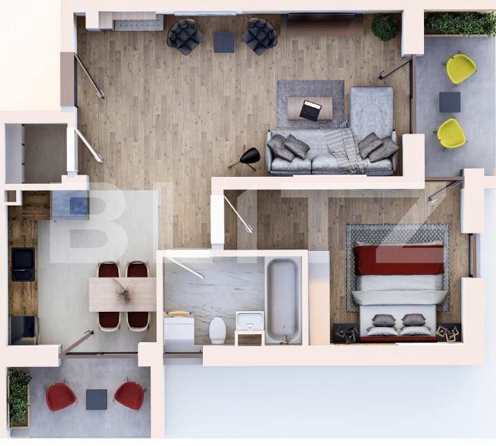 Apartament de vânzare 2 camere Unirii - 185839AV | BLITZ Târgu Mureș | Poza7