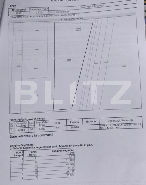 Teren de vânzare Reghin - 188649TV | BLITZ Târgu Mureș | Poza5