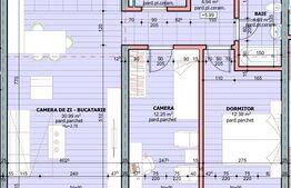 Apartament 3 camere, 69.50 mp, zona Tudor 