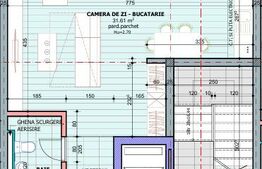 Apartament 1 camera, 40.49 mp, zona Tudor