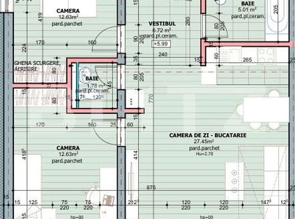 Apartament de vânzare 3 camere Tudor - 190892AV | BLITZ Târgu Mureș | Poza2