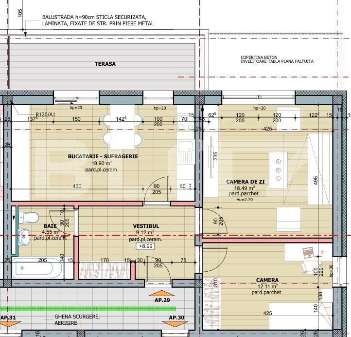 Apartament de vânzare 3 camere Tudor - 190895AV | BLITZ Târgu Mureș | Poza2