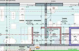 Apartament 2 camere, 55.47 mp, zona Tudor 