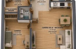 Apartament 3 Camere | 74,62 mp | Bloc Nou | Zona Tudor